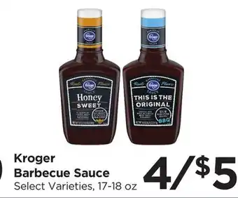 Food 4 Less Kroger Barbecue Sauce offer