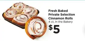 Food 4 Less Fresh Baked Private Selection Cinnamon Rolls offer