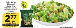 Vons Taylor Farms Chopped Salad Kits offer