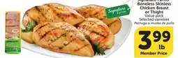 Vons Signature Farms Boneless Skinless Chicken Breast or Thighs offer