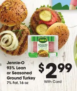 Ralphs Jennie-O 93% Lean or Seasoned Ground Turkey offer