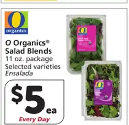 Vons O Organics Salad Blends offer