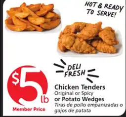 Albertsons Chicken Tenders Original or Spicy or Potato Wedges offer