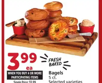 Vons Bagels offer