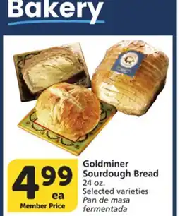 Albertsons Goldminer Sourdough Bread offer