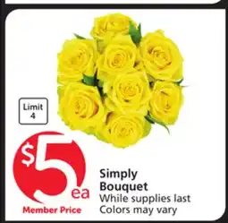Albertsons Simply Bouquet offer