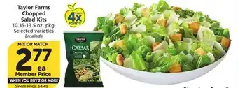 Albertsons Taylor Farms Chopped Salad Kits offer