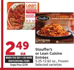 Albertsons Stouffer's or Lean Cuisine Entrées offer