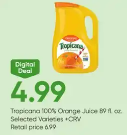 Stater Bros Tropicana 100% Orange Juice offer