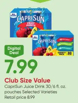 Stater Bros CapriSun Juice Drink offer