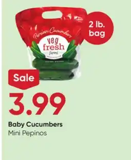 Stater Bros Baby Cucumbers offer