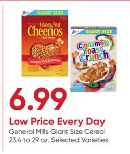 Stater Bros General Mills Giant Size Cereal offer
