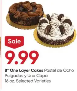 Stater Bros 8 One Layer Cakes offer