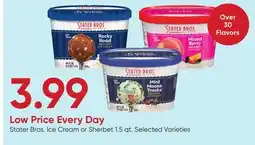 Stater Bros Stater Bros. Ice Cream or Sherbet offer