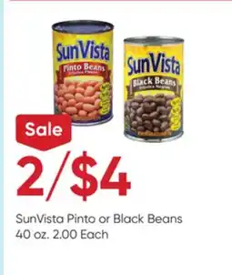 Stater Bros SunVista Pinto or Black Beans offer