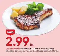 Stater Bros Bone-In Pork Loin Center-Cut Chops offer