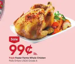 Stater Bros Fresh Foster Farms Whole Chicken offer