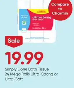 Stater Bros Simply Done Bath Tissue offer