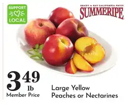 Pavilions Large Yellow Peaches or Nectarines offer