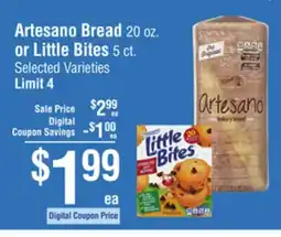 Smart & Final Artesano Bread or Little Bites offer