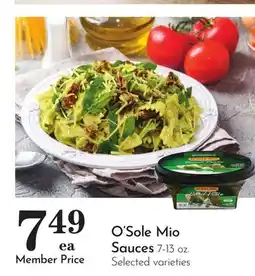 Pavilions O'Sole Mio Sauces offer