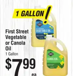 Smart & Final First Street Vegetable or Canola Oil offer