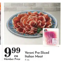 Pavilions Veroni Pre-Sliced Italian Meat offer