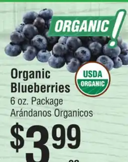 Smart & Final Organic Blueberries offer