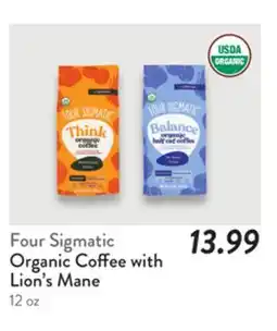 Fresh Thyme Four Sigmatic Organic Coffee with Lion's Mane offer