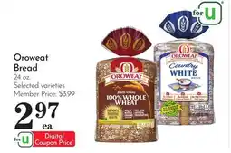 Pavilions Oroweat Bread offer