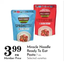 Pavilions Miracle Noodle Ready To Eat Pasta offer