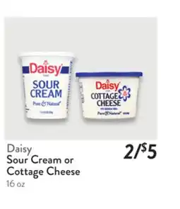 Fresh Thyme Daisy Sour Cream or Cottage Cheese offer