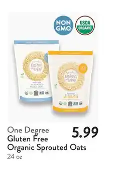 Fresh Thyme One Degree Gluten Free Organic Sprouted Oats offer