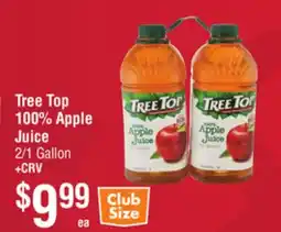 Smart & Final Tree Top 100% Apple Juice offer