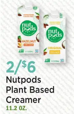 Heinen's Nutpods Plant Based Creamer offer