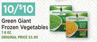 Heinen's Green Giant Frozen Vegetables offer