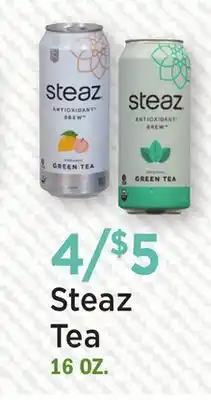 Heinen's Steaz Tea offer
