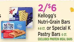 Heinen's Kellogg's Nutri-Grain Bars 4-8 CT. or Special K Pastry Bars 6 CT offer