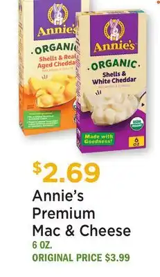 Heinen's Annie's Premium Mac & Cheese offer