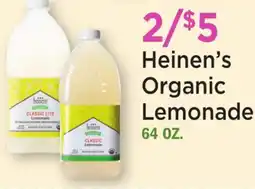 Heinen's Heinen's Organic Lemonade offer