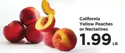 Food 4 Less California Yellow Peaches or Nectarines offer
