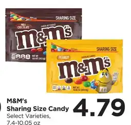 Food 4 Less M&M's Sharing Size Candy offer