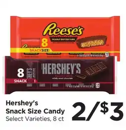 Food 4 Less Hershey's Snack Size Candy offer