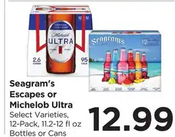 Food 4 Less Seagram's Escapes or Michelob Ultra offer