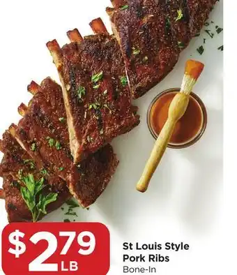 Food 4 Less St Louis Style Pork Ribs offer