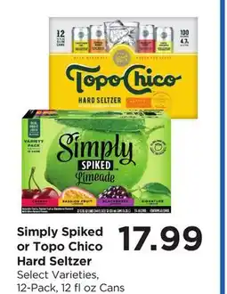 Food 4 Less Simply Spiked or Topo Chico Hard Seltzer offer
