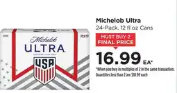Food 4 Less Michelob Ultra offer