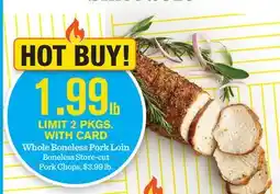 Mariano's Whole Boneless Pork Loin offer