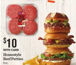 Mariano's Homestyle Beef Patties offer