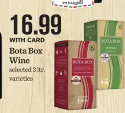Mariano's Bota Box Wine offer